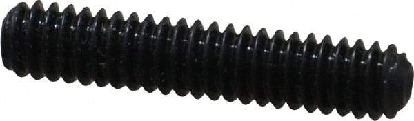 Made in USA - #5-40 UNC, 5/8" Length Under Head, Cup Point Set Screw - Grade 8 Alloy Steel, 1/16" Key - Benchmark Tooling