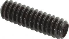 Made in USA - #10-24 UNC, 5/8" Length Under Head, Cup Point Set Screw - Grade 8 Alloy Steel, 3/32" Key - Benchmark Tooling