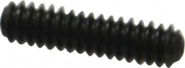 Made in USA - #10-24 UNC, 3/4" Length Under Head, Cup Point Set Screw - Grade 8 Alloy Steel, 3/32" Key - Benchmark Tooling