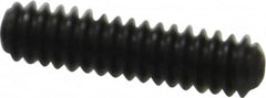 Made in USA - #10-24 UNC, 3/4" Length Under Head, Cup Point Set Screw - Grade 8 Alloy Steel, 3/32" Key - Benchmark Tooling