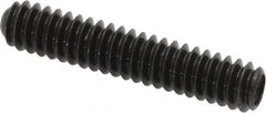 Made in USA - #10-24 UNC, 1" Length Under Head, Cup Point Set Screw - Grade 8 Alloy Steel, 3/32" Key - Benchmark Tooling