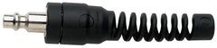 Legris - 3/8 Female Push to Connect Industrial Pneumatic Hose Plug For Hose - Plastic, 3/8" Body Diam, 3/8" Hose ID - Benchmark Tooling
