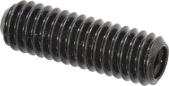 Made in USA - 5/16-18 UNC, 1" Length Under Head, Cup Point Set Screw - Grade 8 Alloy Steel, 5/32" Key - Benchmark Tooling