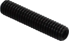 Made in USA - 5/16-18 UNC, 1-1/2" Length Under Head, Cup Point Set Screw - Grade 8 Alloy Steel, 5/32" Key - Benchmark Tooling