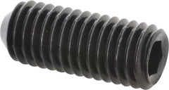 Made in USA - 1/2-13 UNC, 1-1/4" Length Under Head, Cup Point Set Screw - Grade 8 Alloy Steel, 1/4" Key - Benchmark Tooling