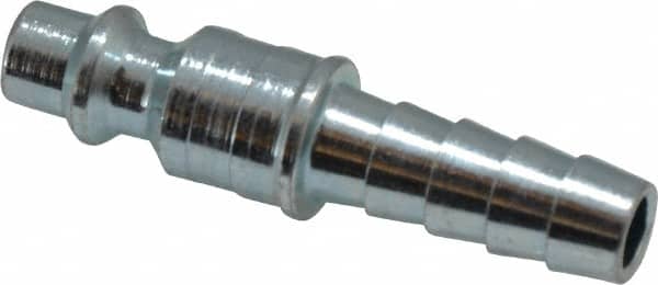 Legris - Hose Barb Industrial Pneumatic Hose Connector - Plated Steel, 1/4" Body Diam, 5/16" Hose ID - Benchmark Tooling