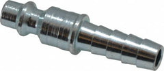 Legris - Hose Barb Industrial Pneumatic Hose Connector - Plated Steel, 1/4" Body Diam, 5/16" Hose ID - Benchmark Tooling