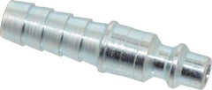 Legris - Hose Barb Industrial Pneumatic Hose Connector - Plated Steel, 1/4" Body Diam, 3/8" Hose ID - Benchmark Tooling