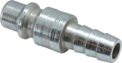 Legris - Hose Barb Industrial Pneumatic Hose Plug For Hose - Plated Steel, 3/8" Body Diam, 3/8" Hose ID - Benchmark Tooling