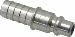 Legris - Hose Barb Industrial Pneumatic Hose Plug For Hose - Plated Steel, 3/8" Body Diam, 1/2" Hose ID - Benchmark Tooling