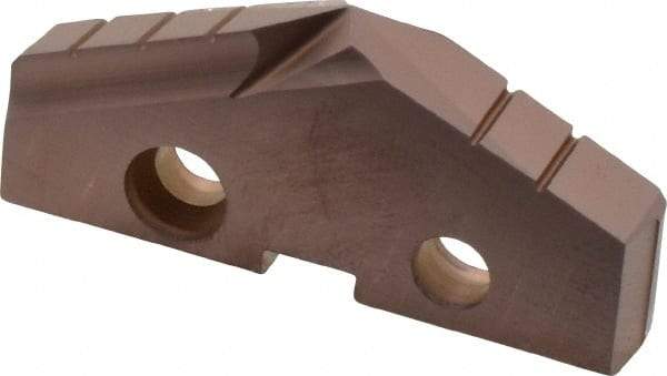 Allied Machine and Engineering - 1-23/32" Diam x 1/4" Thick, Seat Code 3, 132° Included Angle Spade Drill Insert - AM200 Coated, Cobalt, Grade Super Cobalt, Series GEN2 T-A - Benchmark Tooling