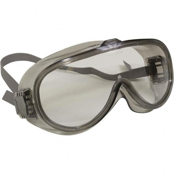KleenGuard - Size Universal, Clear Polycarbonate Anti-Fog & Scratch Resistant Lens, Safety Goggles - Indirect Vent, Gray Frame - Benchmark Tooling