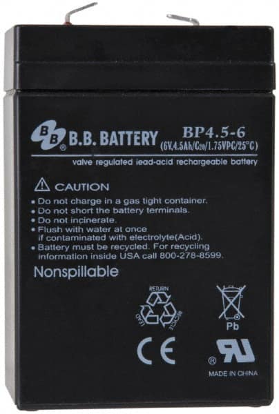 Streamlight - Lead-Acid, 4.5 Amp, Lead Rechargeable Battery - Compatible with Fire Vulcan - Benchmark Tooling