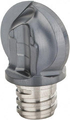 Iscar - MM HBR Grade IC908 Carbide Ball Nose Milling Tip Insert - TiAlN Finish, 2 Flutes, 5/8" Cutting Diam, 0.606" Extension - Benchmark Tooling