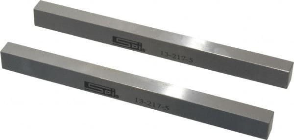 SPI - 6" Long x 1/2" High x 3/8" Thick, Steel Parallel - 0.0003" & 0.002" Parallelism, Sold as Matched Pair - Benchmark Tooling