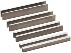 SPI - 8 Piece, 6 Inch Long Steel Parallel Set - 3/4 to 1-3/16 Inch High, 1/8 to 3/8 Inch Thick, 52-58 RC Hardness, Sold as 4 Pair - Benchmark Tooling