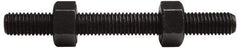 Value Collection - 1-1/8 - 8, 7-3/4" Long, Uncoated, Steel, Fully Threaded Stud with Nut - Grade B7, 1-1/8" Screw, 7B Class of Fit - Benchmark Tooling