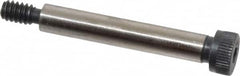 Made in USA - 1/4" Shoulder Diam x 1-1/2" Shoulder Length, #10-24 UNC, Hex Socket Shoulder Screw - 8 Alloy Steel, 0.357 to 3/8" Head Diam - Benchmark Tooling