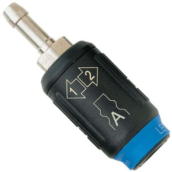 Legris - Hose Barb ARO Pneumatic Hose Safety Coupler - Plastic/Brass, 1/4" Body Diam, 3/8" Hose ID - Benchmark Tooling