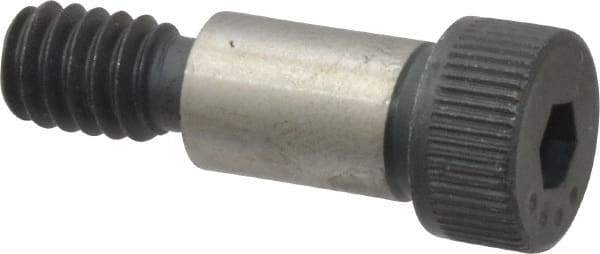 Made in USA - 5/16" Shoulder Diam x 1/2" Shoulder Length, 1/4-20 UNC, Hex Socket Shoulder Screw - 8 Alloy Steel, 0.419 to 0.438" Head Diam - Benchmark Tooling