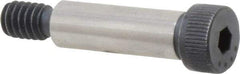 Made in USA - 5/16" Shoulder Diam x 1" Shoulder Length, 1/4-20 UNC, Hex Socket Shoulder Screw - 8 Alloy Steel, 0.419 to 0.438" Head Diam - Benchmark Tooling