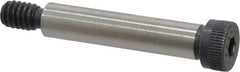 Made in USA - 5/16" Shoulder Diam x 1-1/2" Shoulder Length, 1/4-20 UNC, Hex Socket Shoulder Screw - 8 Alloy Steel, 0.419 to 0.438" Head Diam - Benchmark Tooling