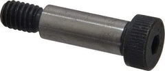 Made in USA - 3/8" Shoulder Diam x 1" Shoulder Length, 5/16-18 UNC, Hex Socket Shoulder Screw - 8 Alloy Steel, 0.543 to 0.562" Head Diam - Benchmark Tooling