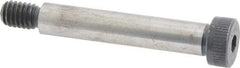 Made in USA - 3/8" Shoulder Diam x 2" Shoulder Length, 5/16-18 UNC, Hex Socket Shoulder Screw - 8 Alloy Steel, 0.543 to 0.562" Head Diam - Benchmark Tooling