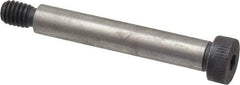 Made in USA - 3/8" Shoulder Diam x 2-1/4" Shoulder Length, 5/16-18 UNC, Hex Socket Shoulder Screw - 8 Alloy Steel, 0.543 to 0.562" Head Diam - Benchmark Tooling