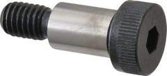 Made in USA - 1/2" Shoulder Diam x 3/4" Shoulder Length, 3/8-16 UNC, Hex Socket Shoulder Screw - 8 Alloy Steel, 0.729 to 3/4" Head Diam - Benchmark Tooling