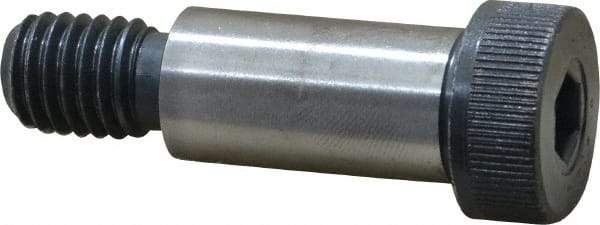 Made in USA - 5/8" Shoulder Diam x 1-1/4" Shoulder Length, 1/2-13 UNC, Hex Socket Shoulder Screw - 8 Alloy Steel, 0.853 to 7/8" Head Diam - Benchmark Tooling