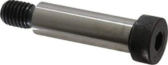 Made in USA - 5/8" Shoulder Diam x 2" Shoulder Length, 1/2-13 UNC, Hex Socket Shoulder Screw - 8 Alloy Steel, 0.853 to 7/8" Head Diam - Benchmark Tooling