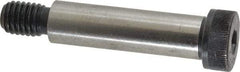 Made in USA - 5/8" Shoulder Diam x 2-1/4" Shoulder Length, 1/2-13 UNC, Hex Socket Shoulder Screw - 8 Alloy Steel, 0.853 to 7/8" Head Diam - Benchmark Tooling
