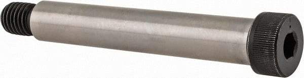 Made in USA - 3/4" Shoulder Diam x 4-1/2" Shoulder Length, 5/8-11 UNC, Hex Socket Shoulder Screw - 8 Alloy Steel, 0.977 to 1" Head Diam - Benchmark Tooling