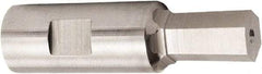 Hassay-Savage - 5/8" Hexagon Rotary Broach - 3/4" Depth of Cut, 1/2" Shank - Benchmark Tooling