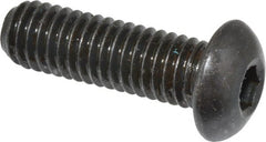 Socket Cap Screw: 3/8-16 x 1-1/4, Alloy Steel, Black Oxide Finish Fully Threaded, 7/32 Hex, ASME B18.3 & ASTM F835