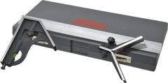 SPI - 3 Piece, 12" Combination Square Set - 1/100, 1/32, 1/50 & 1/64" (16R) Graduation, Hardened Steel Blade, Cast Iron Center & Square Head - Benchmark Tooling
