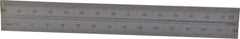 SPI - 6 Inch Long Blade, English and Metric Graduation Combination Square Blade - Baked Enamel Coated, 1/64 and 1/32 Inch Graduation, 0.5 and 1mm Graduation - Benchmark Tooling