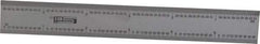 SPI - 6 Inch Long Blade, 16R Graduation Combination Square Blade - Baked Enamel Coated, 1/100, 1/64, 1/50 and 1/32 Inch Graduation - Benchmark Tooling