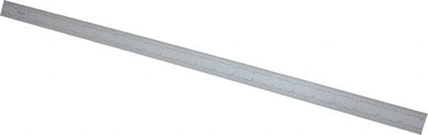 SPI - 24 Inch Long Blade, English and Metric Graduation Combination Square Blade - Baked Enamel Coated, 1/64 and 1/32 Inch Graduation, 0.5 and 1mm Graduation - Benchmark Tooling