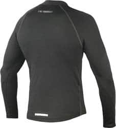 Ergodyne - Size 3XL, Black, General Purpose, Long Sleeve T-Pocket, - 50 to 53" Chest, Polyester/Spandex - Benchmark Tooling