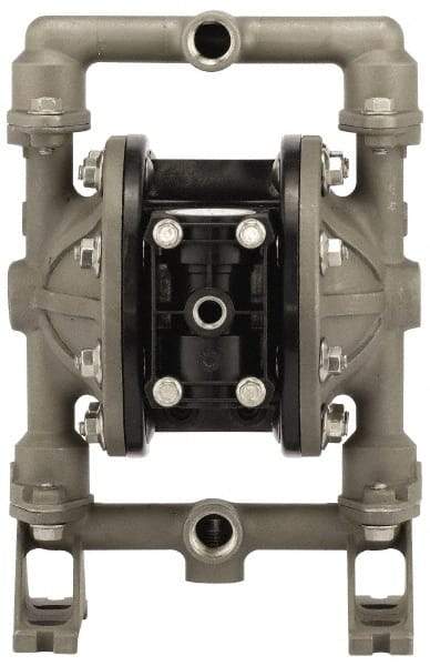 ARO/Ingersoll-Rand - 3/4" NPT, Metallic, Air Operated Diaphragm Pump - PTFE Diaphragm, Aluminum Housing - Benchmark Tooling