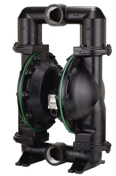 ARO/Ingersoll-Rand - 3" NPT, Metallic, Air Operated Diaphragm Pump - Nitrile Diaphragm, Aluminum Housing - Benchmark Tooling