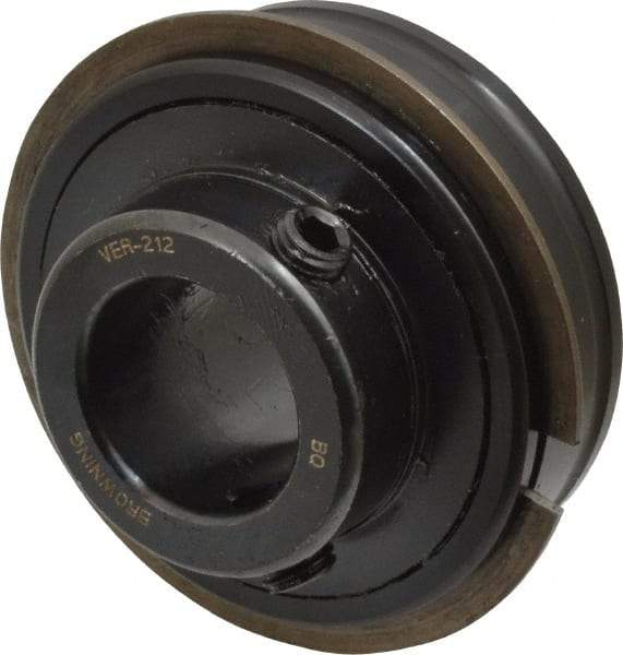 Browning - 3/4" ID x 1.8504" OD, 2,611 Lb Dynamic Capacity, ER Style Insert Bearing - 52100 Steel Insert, 5/8" Race Width, 1,444 Lb Static Capacity - Benchmark Tooling