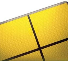 Switchmats; Type: Perimeter Guarding Switchmat; Length (Inch): 48; Width (Inch): 24; Activation Pressure (Lb.): 10-15; Color: Yellow; Thickness (Decimal Inch): 0.3750; Maximum Load Capacity (psi): 3000; Material: Vinyl; Voltage: 24.00; Number of Lead Wire