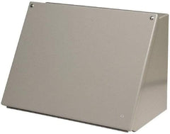 Cooper B-Line - Steel Standard Enclosure Hinge Sloped Cover - NEMA 12, 13, 12" Wide x 12" High x 9-5/32" Deep, Dirt-tight & Dust-tight - Benchmark Tooling