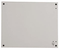 Cooper B-Line - 13" OAW x 13" OAH Powder Coat Finish Electrical Enclosure Nonperforated Panel - 16" x 16" Box, 12 Gauge Steel, Use with 16166-12/16168-12 - Benchmark Tooling