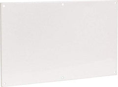 Cooper B-Line - 20-7/8" OAW x 32-7/8" OAH Powder Coat Finish Electrical Enclosure Flanged Panel - 36" x 24" Box, 12 Gauge Steel, Use with 362410-12/362412-12/36246-12/36248-12 - Benchmark Tooling