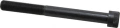 Made in USA - 1/2-20 UNF Hex Socket Drive, Socket Cap Screw - Alloy Steel, Black Oxide Finish, Partially Threaded, 5" Length Under Head - Benchmark Tooling