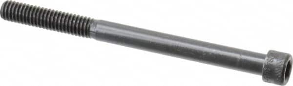 Holo-Krome - 5/16-18 UNC Hex Socket Drive, Socket Cap Screw - Alloy Steel, Black Oxide Finish, Partially Threaded, 4" Length Under Head - Benchmark Tooling